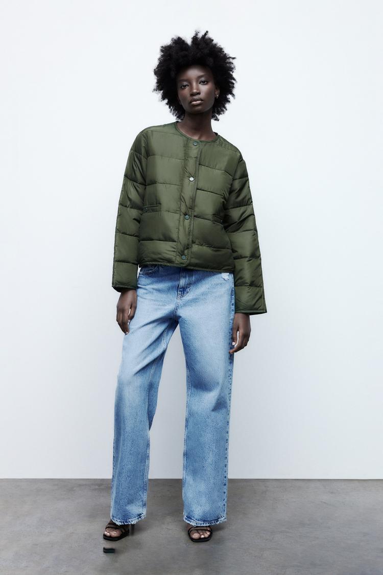 PUFFER JACKET Green ZARA United States